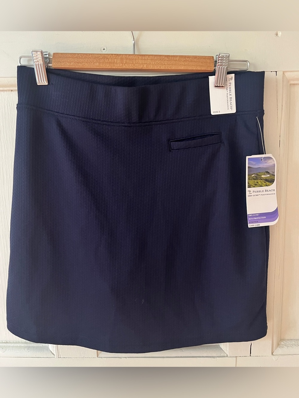 Small Golf skirt navy pebble beach